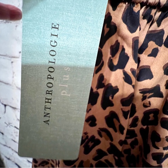 ROMPER - ANTHROPOLOGY HUTCH BANDEAU ROMPER  PLUS SIZE 1X Leopard print - Picture 14 of 16